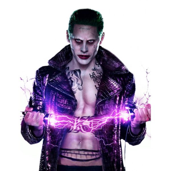 Suicide Squad Jared Leto Joker Leather Coat