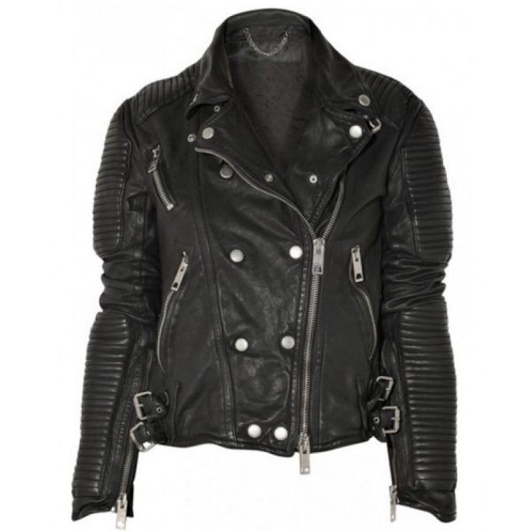 Burberry Prorsum Black Leather Jacket