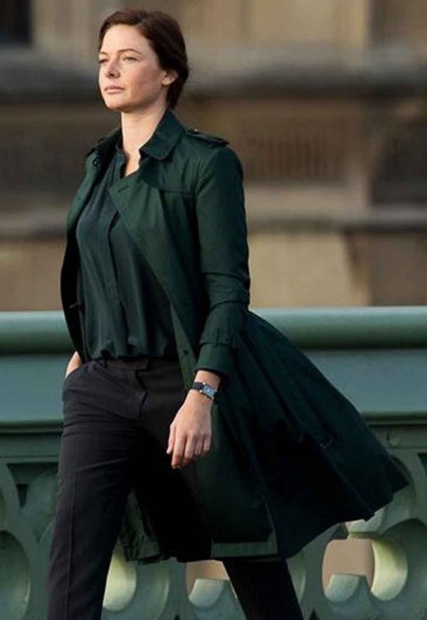 Rebecca Ferguson MI5 Green Coat