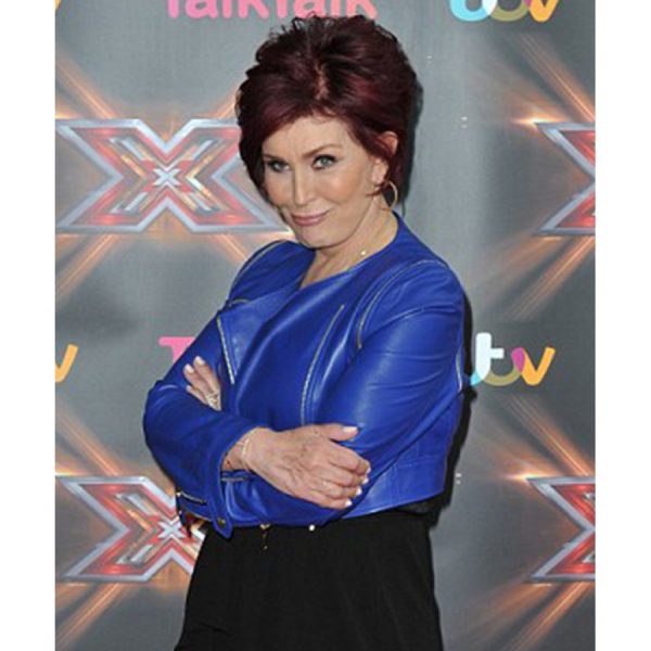 Sharon Osbourne X Factor Blue Jacket