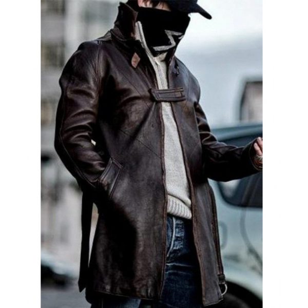 Brown Leather Jacket Form Watch Dogs