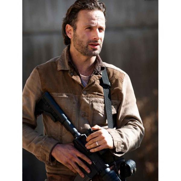Rick Grimes The Walking Dead Jacket Season 4-0