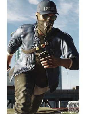 Marcus Holloway Watch Dogs 2 Blue Bomber Jacket