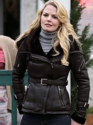 Black Emma Swan Once Upon A Time Leather Jacket
