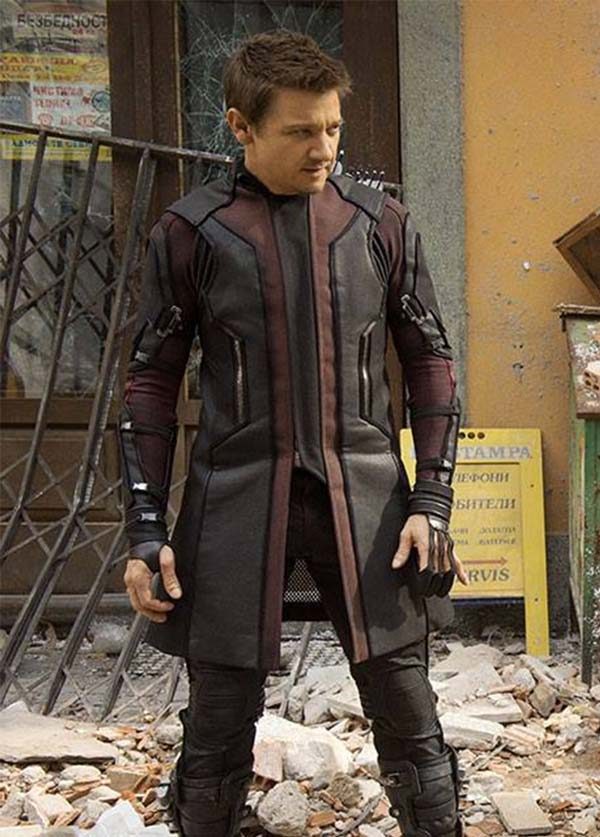 Jeremy Renner The Avengers Age Of Ultron Hawkeye Coat J4jacket