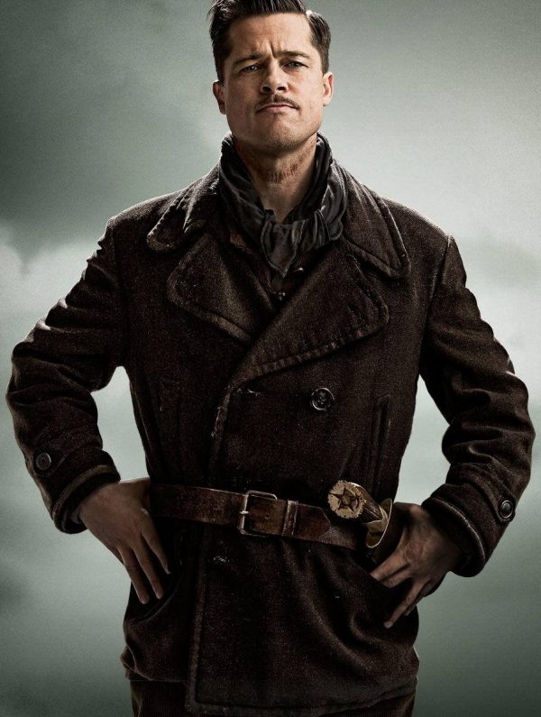 Inglourious Basterds Brad Pitt Leather Jacket