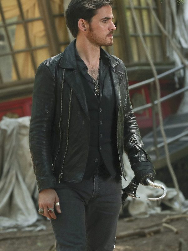 Colin O’Donoghue Once Upon a Time Black Leather Jacket