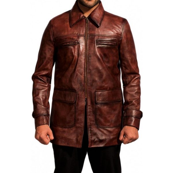 Tuvia Bielski Defiance Brown Leather Jacket