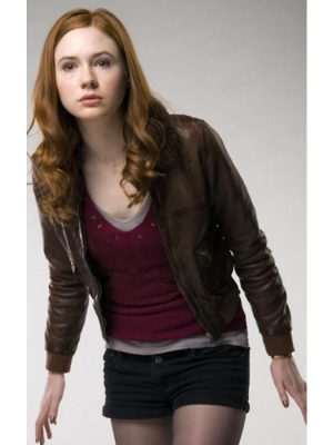 Amy Pond Doctor Who Brown Jacket