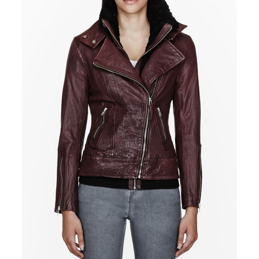 Emma Leather Jacket Once Upon a Time Season - J4Jacket