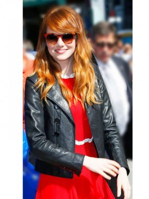 Emma Stone Leather Jacket