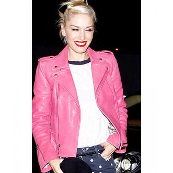 Gwen Stefani Pink Biker Jacket