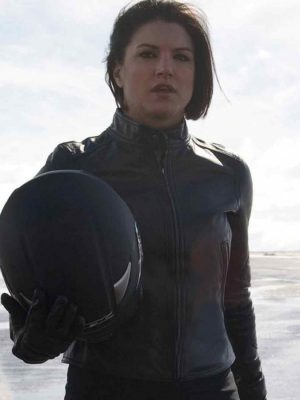 Haywire Gina Carano Ladies Leather Motorcycle Jacket-0
