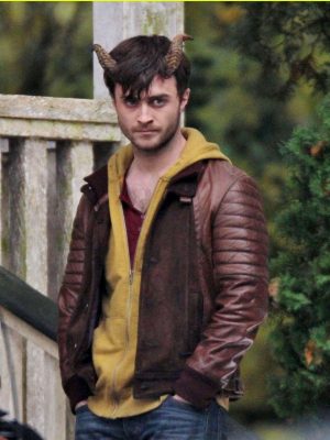 IG Perrish Horns Daniel Radcliffe Leather Jacket-0