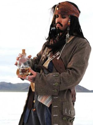 Pirates of The Caribbean Captain Jack Sparrow Coat-0