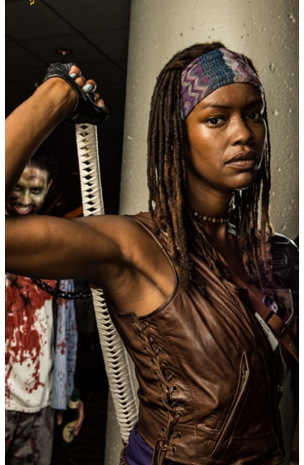 The Walking Dead Danai Gurira Michonne Leather Vest
