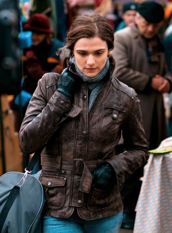 The Whistleblower Rachel Weisz Brown Leather Jacket