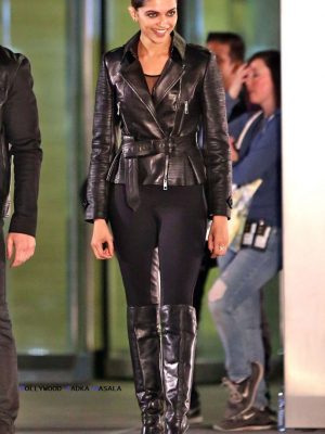 Deepika Padukone Black Leather Jacket xxx Return of Xander Cage-0