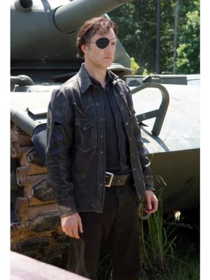 David Morrissey The Walking Dead Leather Jacket