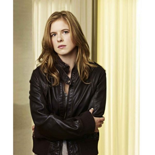 Lacy Rand Brown Leather Jacket caprica series-0