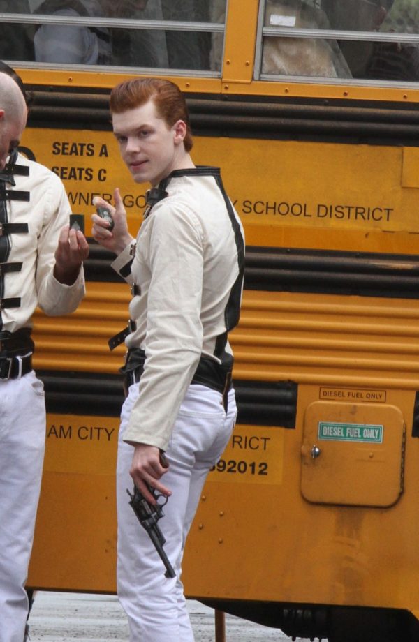 Gotham Cameron Monaghan White Belted Cotton Jacket