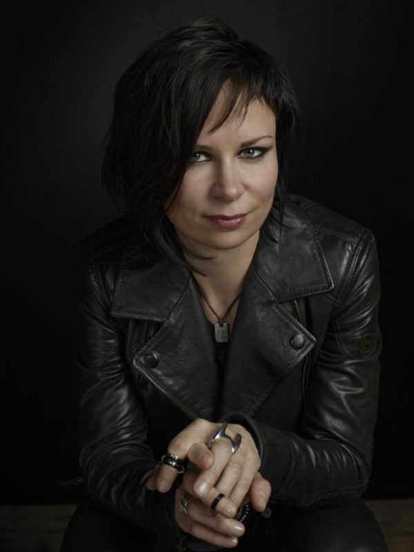 Mary Lynn Rajskub Black Leather Jacket 24 Live Another Day -0