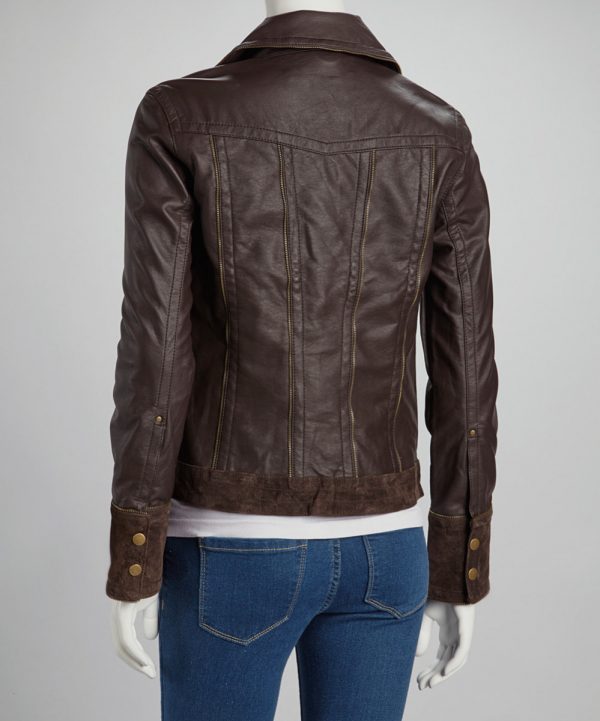 Brown Leather Jackets For Women