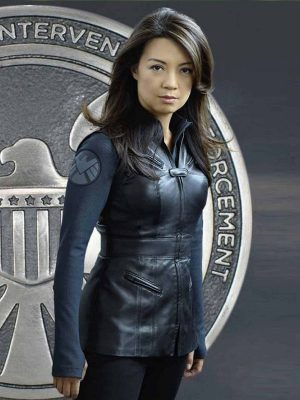 Agents Of Shield Melinda May Blue Leather Vest