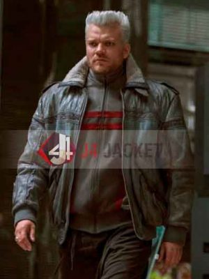 Ghost In The Shell Batou Leather Jacket-0