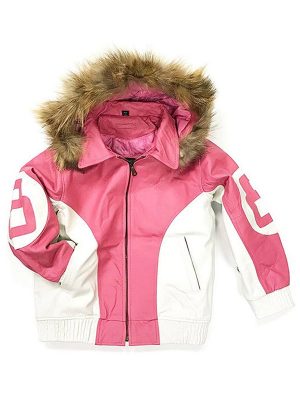 8-Ball-Pink-Leather-Faux-Fur-Lined-Hooded-Jacket