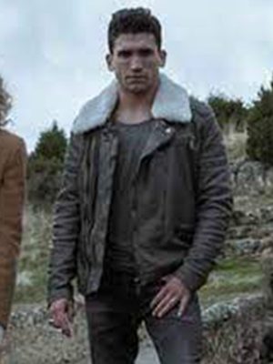 Jaime Lorente Money Heist Denver Leather Jacket