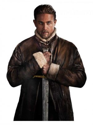 Charlie Hunnam King Arthur Legend of the Sword Leather Coat