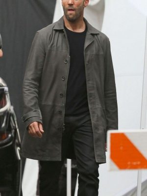 Deckard Shaw The Fate of the Furious Jason Statham Leather Trench Coat