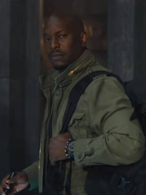 Tyrese Gibson Fast And Furious 9 Roman Pearce Green Cotton Jacket