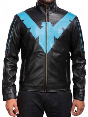 Scott Porter Batman Arkham Knight 2015 Black Leather Jacket
