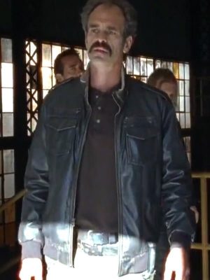 Steven Ogg The Walking Dead Simon Bomber Leather Jacket