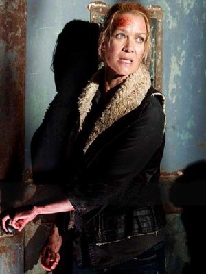 Andrea TV Series The Walking Dead Laurie Holden Shearling Leather Vest