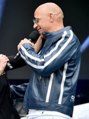 Vin Diesel The Road to F9 Fan Fest Concert Miami Fatherhood Leather Jacket
