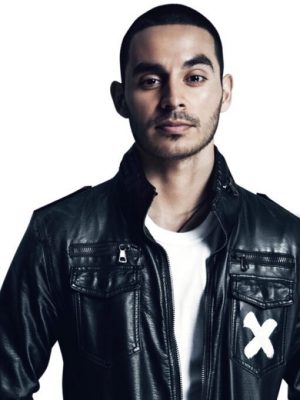 American Actor Manny Montana Black Bomber Leather Jacket