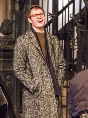 Ansel Elgort The Goldfinch MovieTheodore Decker Wool Trench Coat
