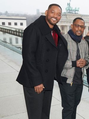 Bad Boys for Life Event Will Smith Black PeaCoat