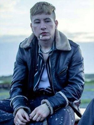 Barry Keoghan Eternals Movie 2021 Druig Shearling Black Leather Jacket