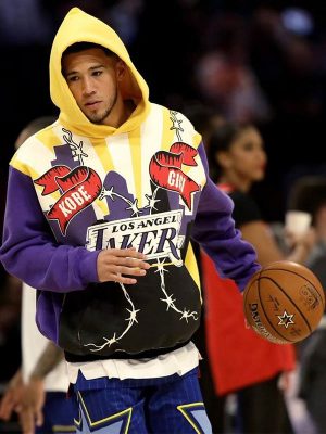 American Basketball Player Devin Booker Purple Hoodie