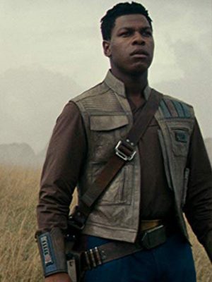 John Boyega Star Wars the Rise of Skywalker 2019 Finn Leather Vest