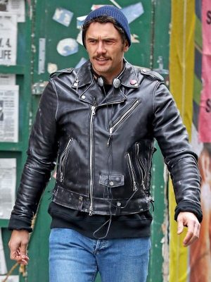 James Franco TV Series The Deuce Frankie Martino Leather Jacket