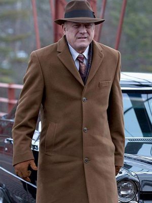 John Doman TV Series Gotham Carmine Falcone Wool Coat