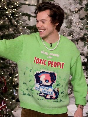 Men Celebrity Harry Styles Stay Away From Toxic People Styles Sweater
