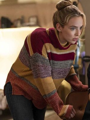 Milly Free Guy 2021 Jodie Comer Multicolor Sweater