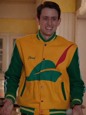 Silicon Valley Pied Piper Green and Yellow Varsity Jacket