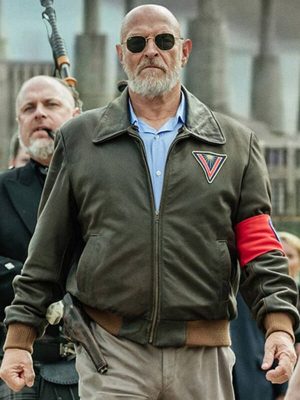 Corbin Bernsen American Gods Vulcan Bomber Leather Jacket